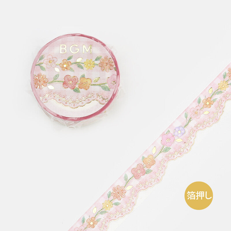 BGM - Washi Tape, Lace Life Pink Check, product