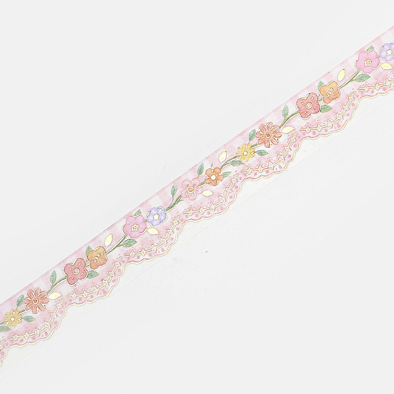 BGM - Washi Tape, Lace Life Pink Check, loop