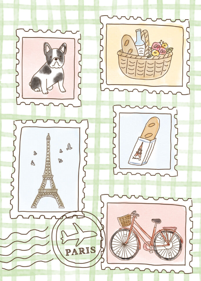 Furukawa Shiko - Picnic Deco Stickers, green, designs