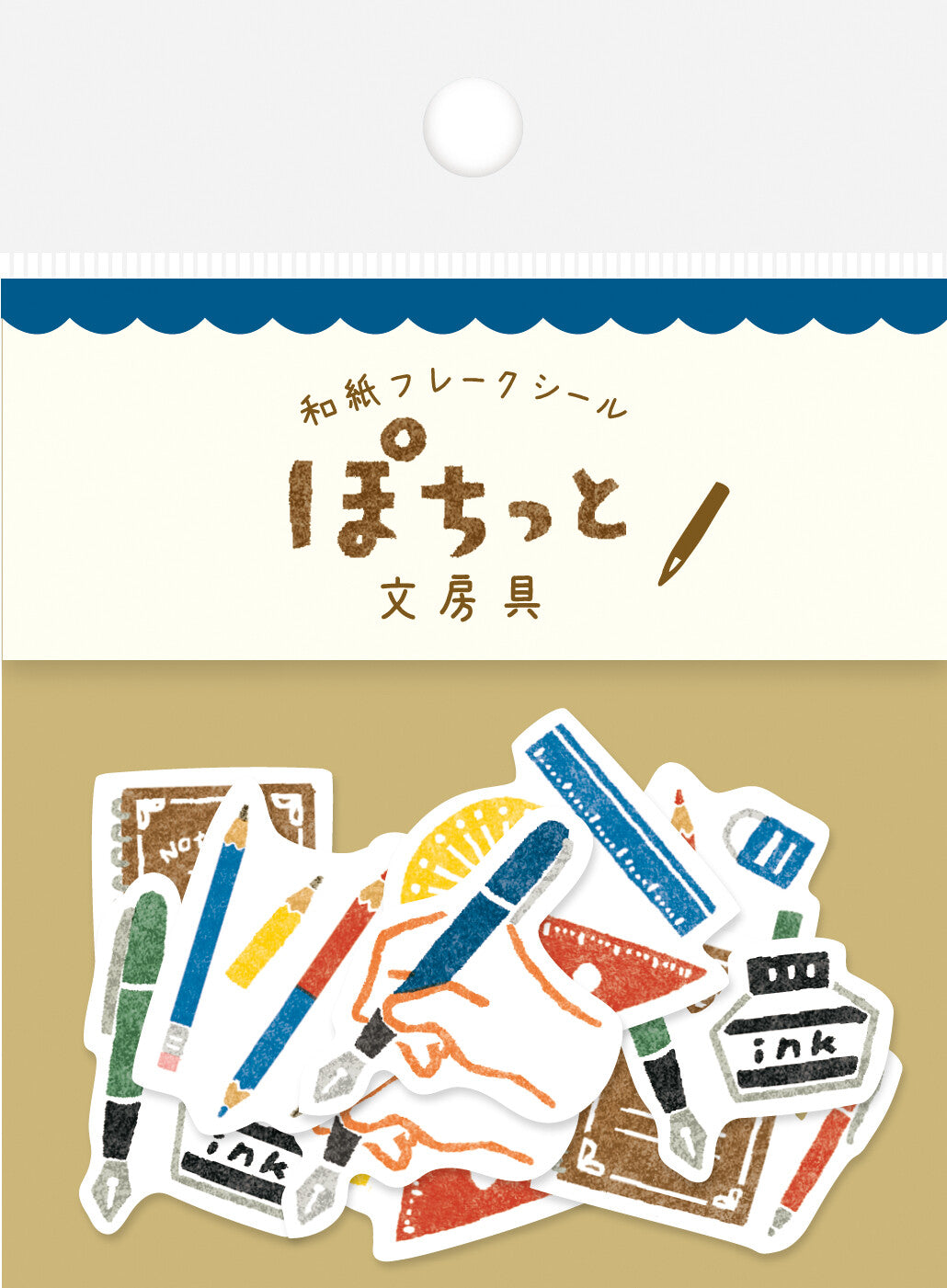 Furukawa Shiko - Pochitto Stationery Washi Flake Stickers, product