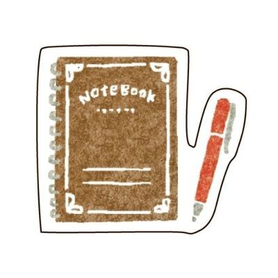 Furukawa Shiko - Pochitto Stationery Washi Flake Stickers, notebook