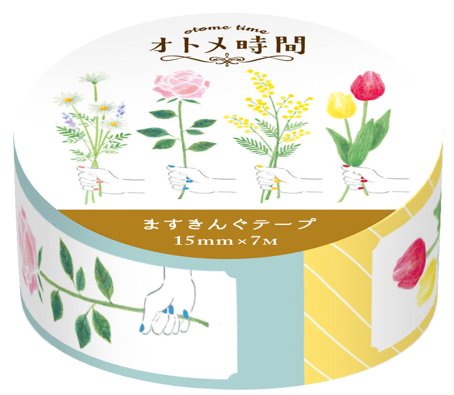 Furukawa Shiko - Washi Tape, Otome-Time Flowers, product