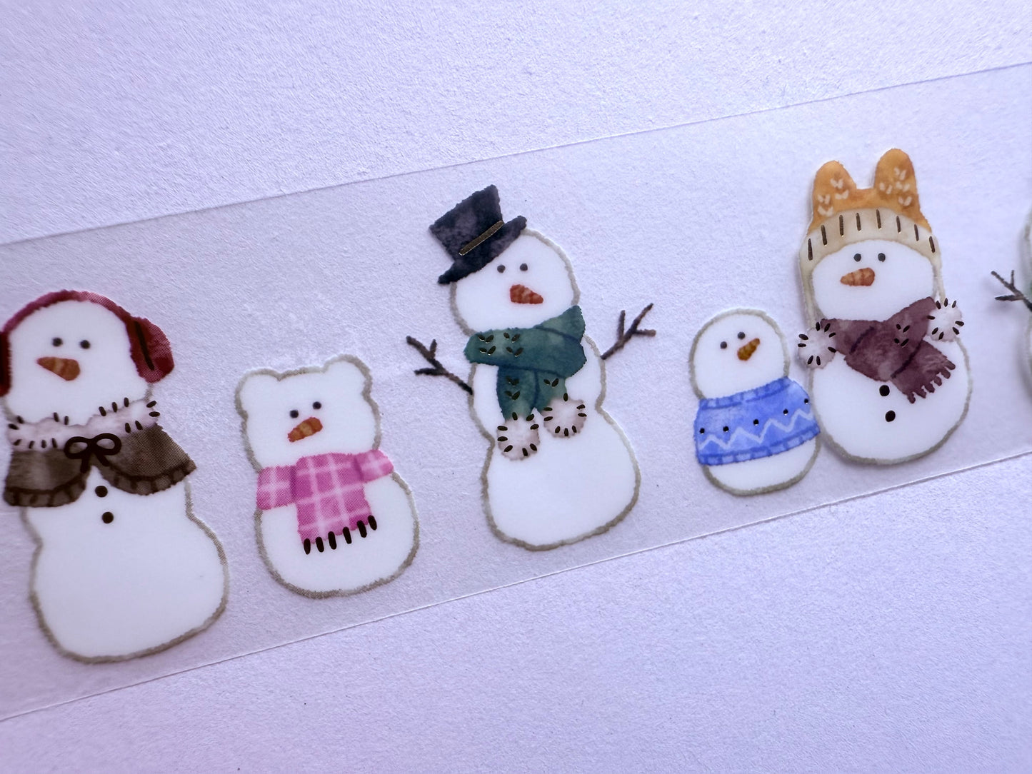 Mindwave - PET tape, Snow Family - Christmas themed