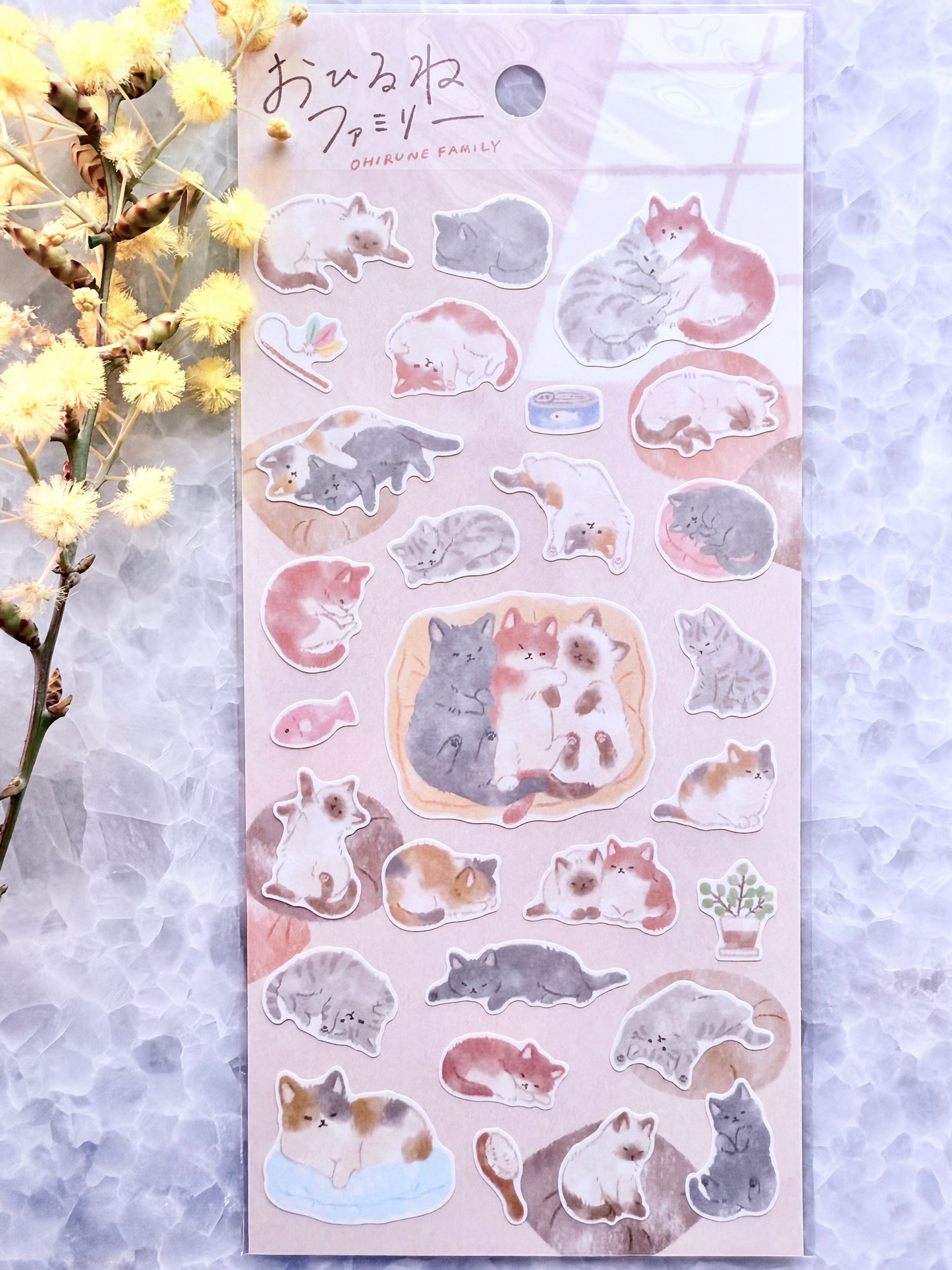 Mindwave - Stickers, Nekoyama-san Family, front
