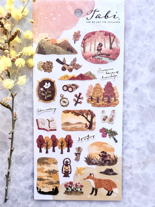 Mindwave - Stickers, Twilight Country, gold foil, front