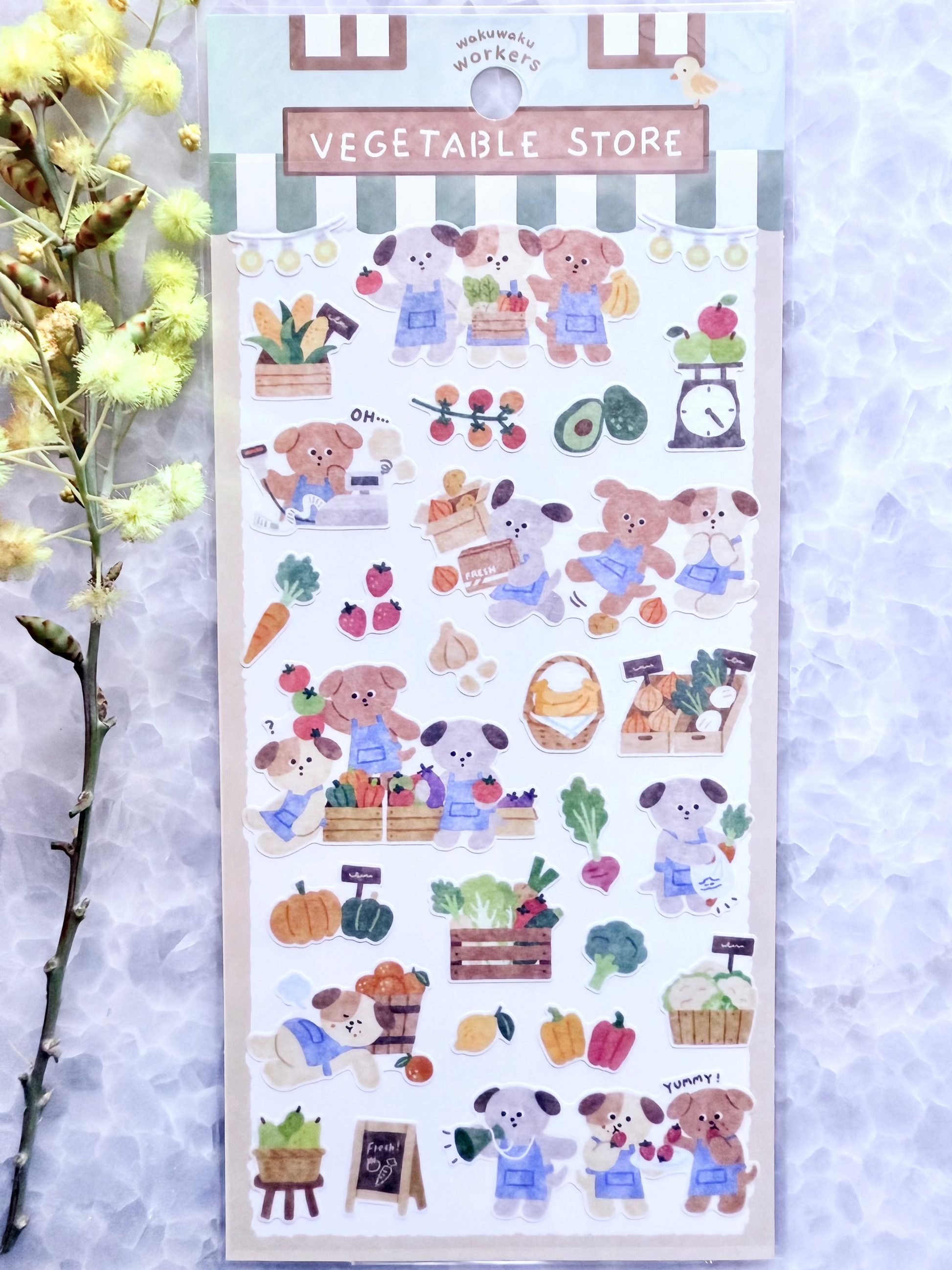 Mindwave - Stickers, Vegetable Store, front