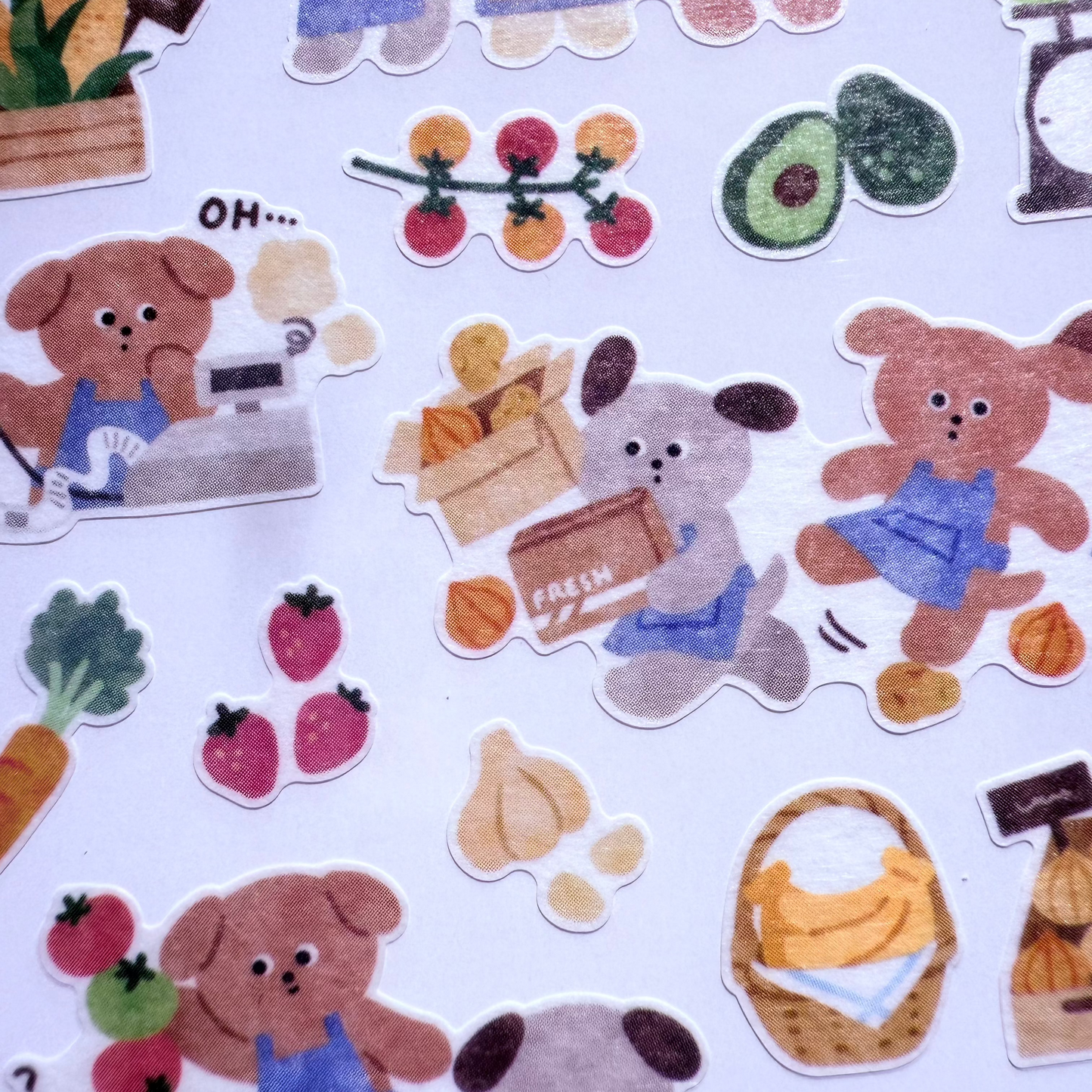 Mindwave - Stickers, Vegetable Store, design