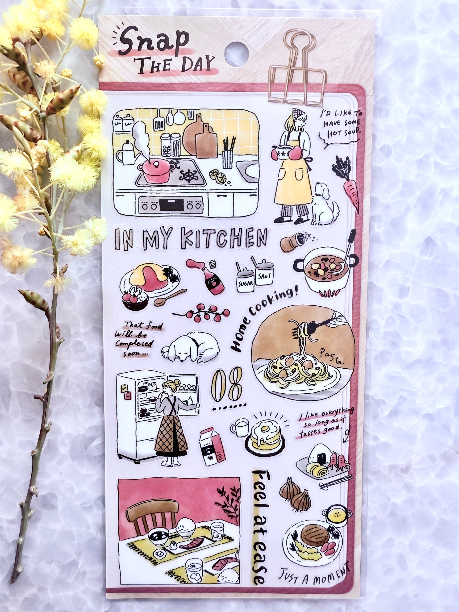 Mindwave - PET stickers, Cooking, front