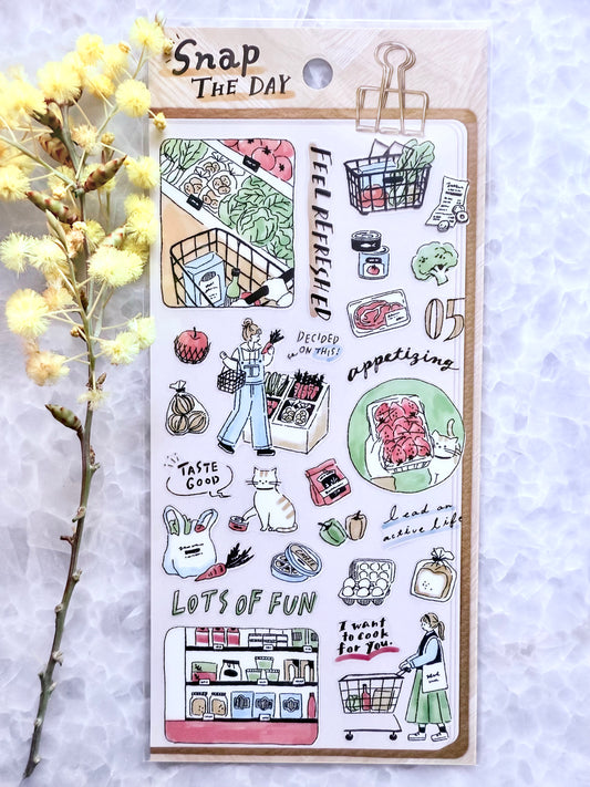 Mindwave - PET stickers, Shopping, front