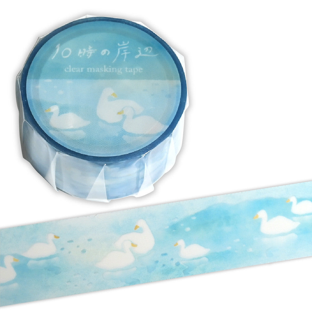 NB Co Ltd - PET Clear Tape, Swans