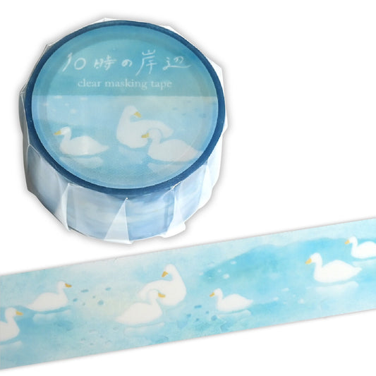 NB Co Ltd - PET Clear Tape, Swans