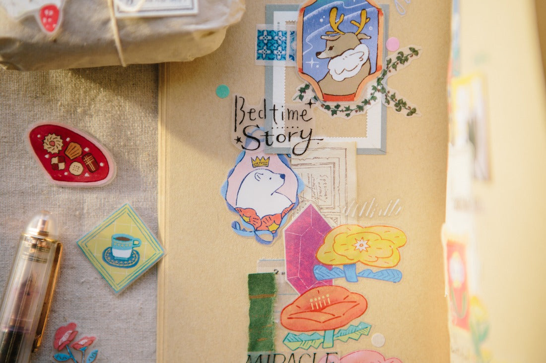 OURS Studio - PET Tape, Bedtime Story, in use decoration