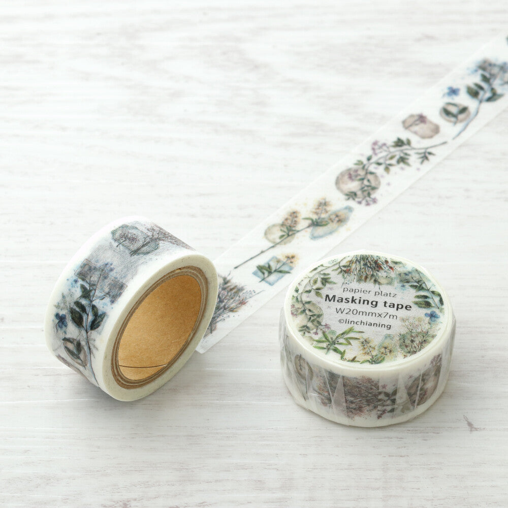 Papier Platz washi tape Linchianing floral product