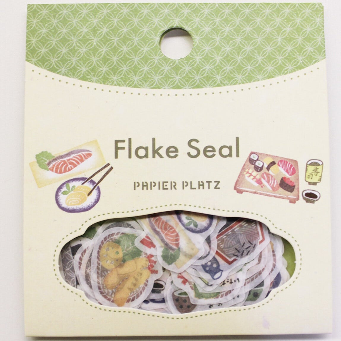 Papier Platz washi sticker flakes stickers Japanese food