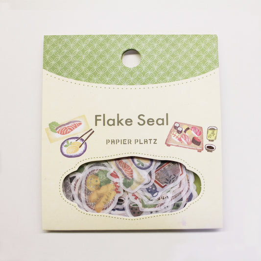 Papier Platz washi sticker flakes stickers Japanese food