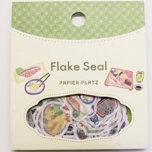 Papier Platz washi sticker flakes stickers Japanese food