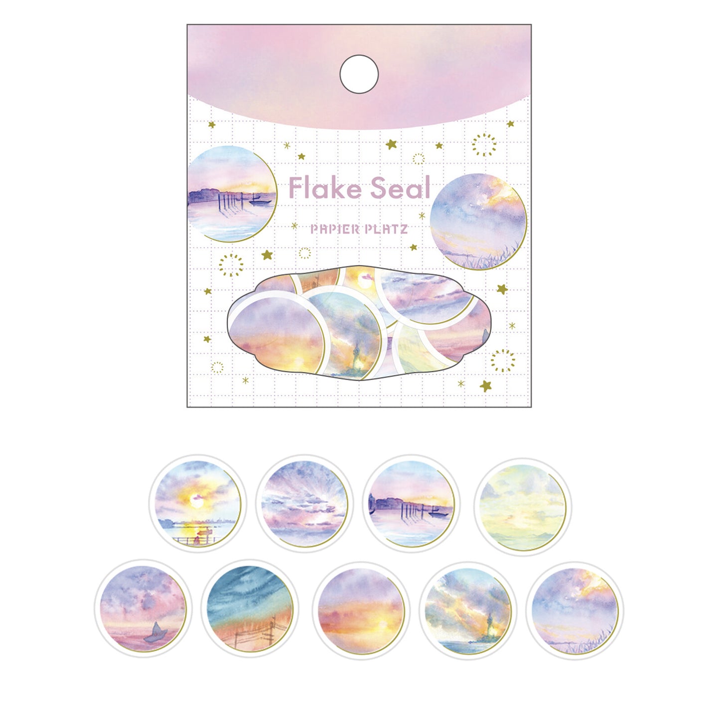 Papier Platz washi sticker flakes stickers Awa