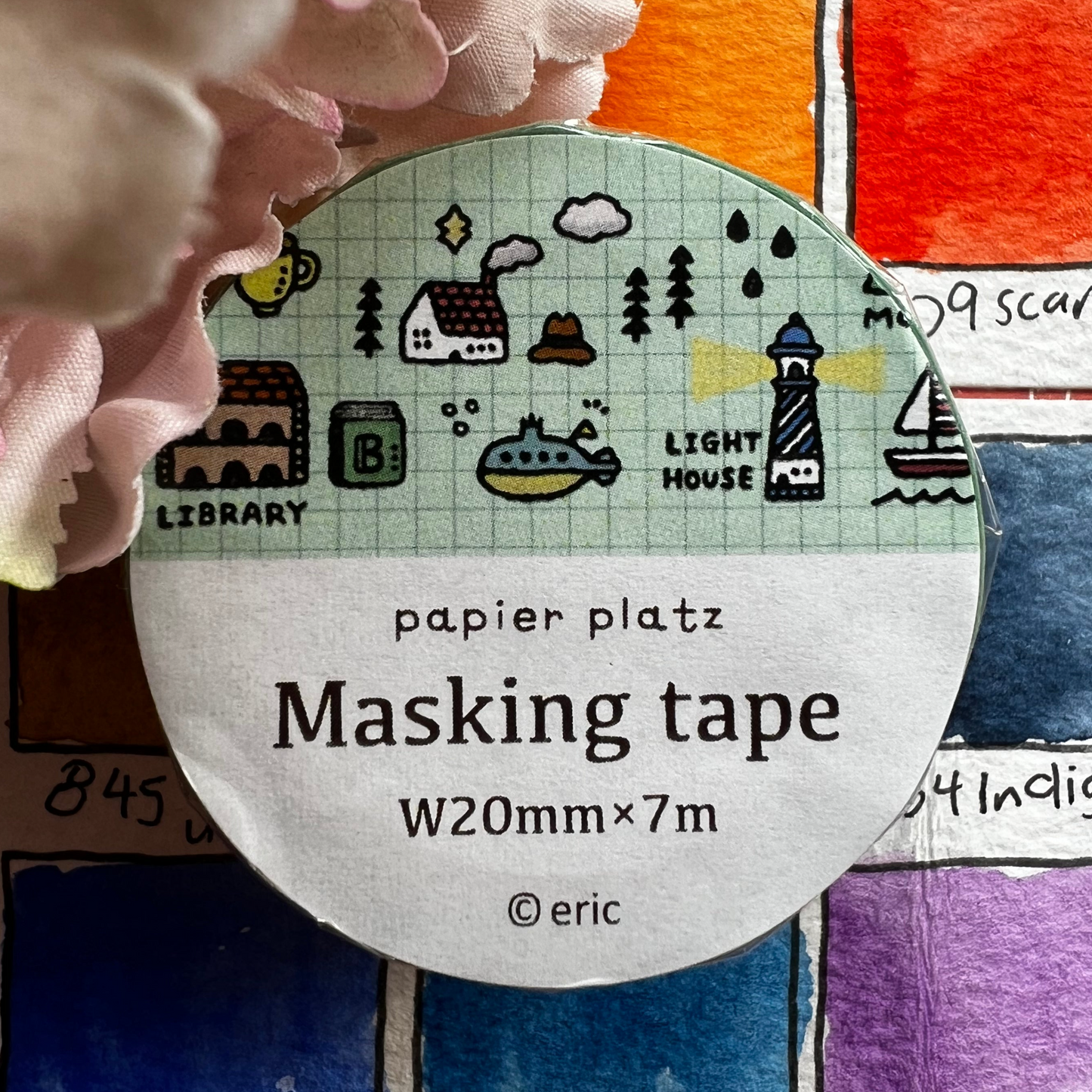 Papier Platz - Washi Tape, My City, Eric, product