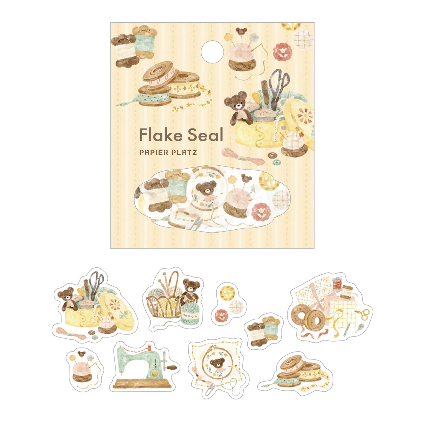 Papier Platz - Sticker flakes, Bears, product