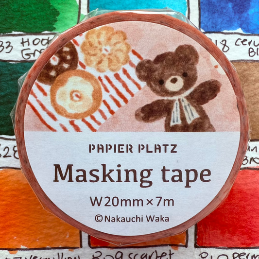 Papier Platz - Washi tape, Bear and sweets