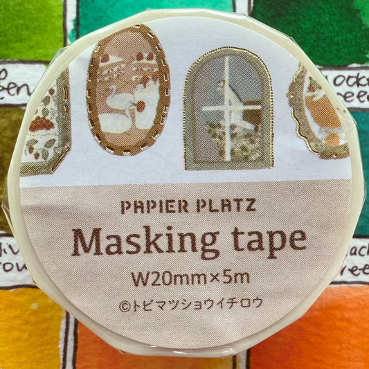 Papier Platz - Washi tape, Picture Frames, gold foil, front product