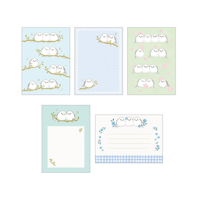Papier Platz - Memo pad, Shimaenaga birds, 50 sheets, paper themes