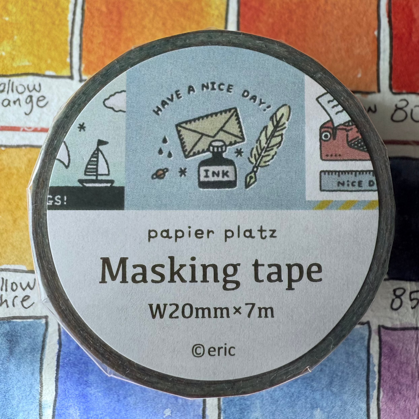 Papier Platz - Washi tape, ERIC, Memories, front product