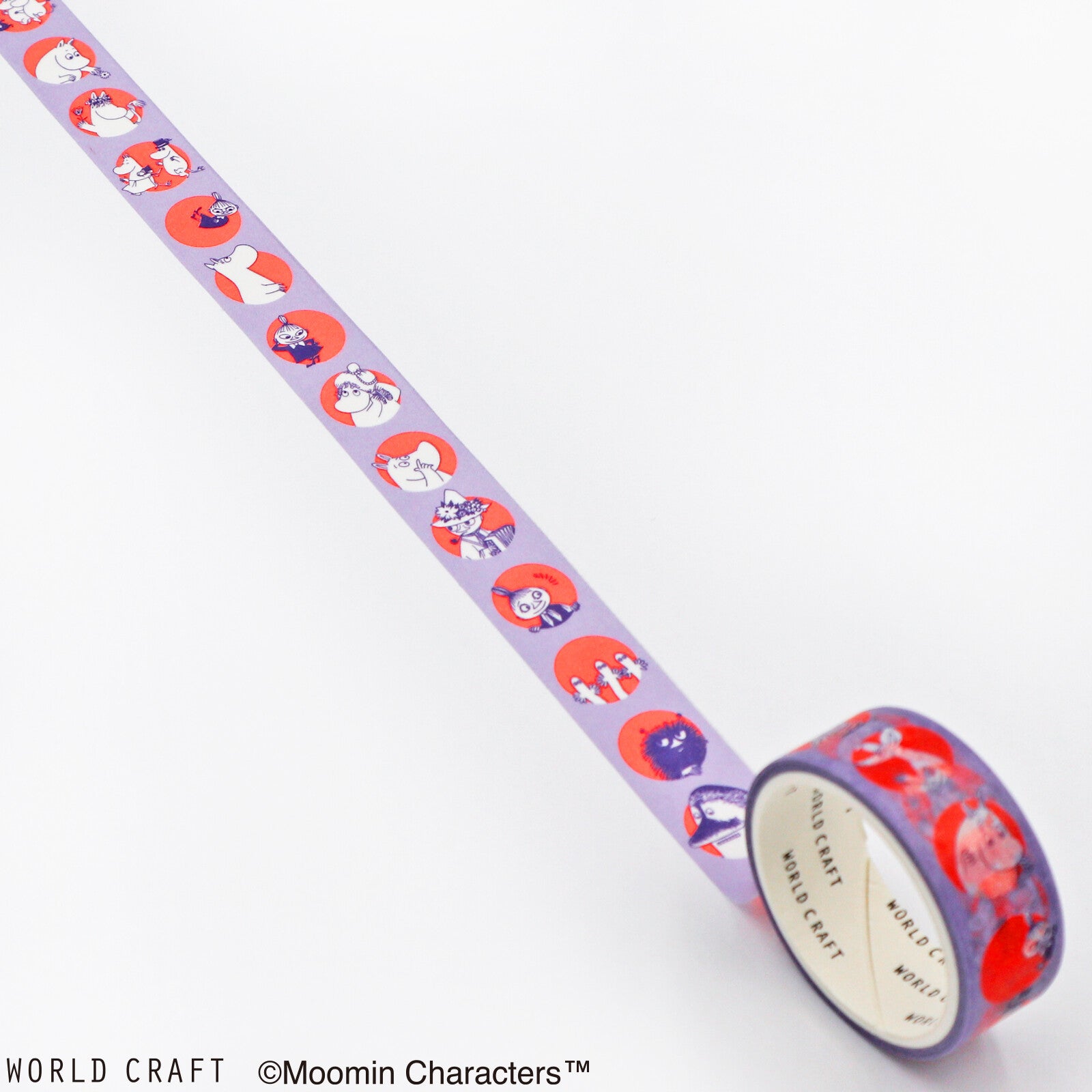 World Craft - Washi tape, Moomin, Maru Purple, washi loop