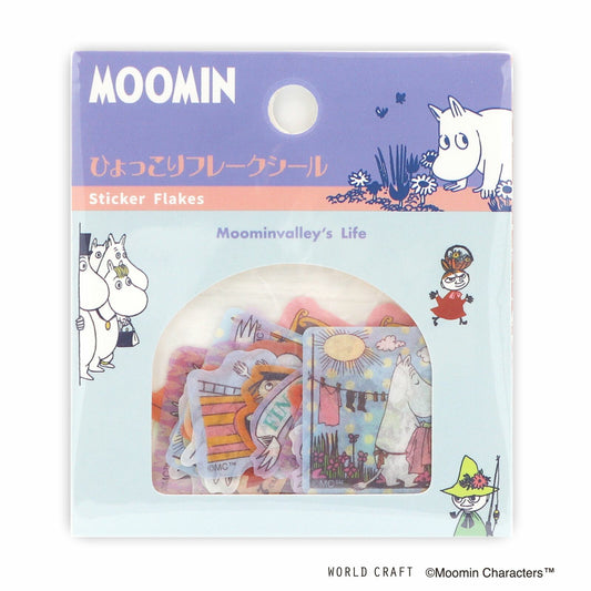 World Craft - Sticker flakes, Moominvalley's Life, front