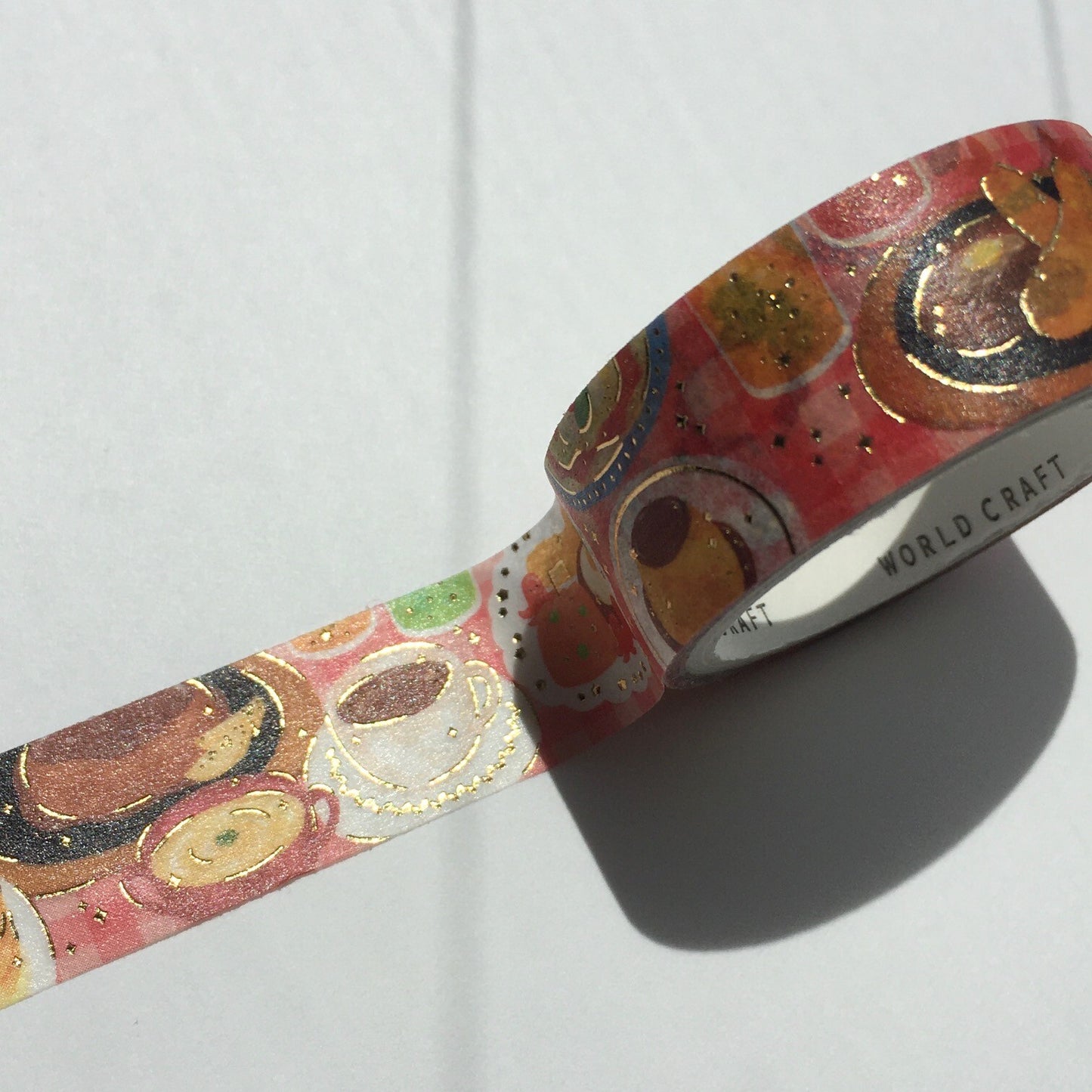 World Craft - Washi tape, Restaurant, gold foil