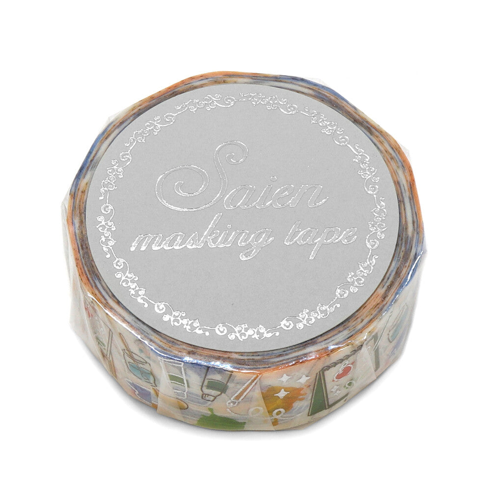 Saien - Washi Tape, Drawing Tools, Silver Foil